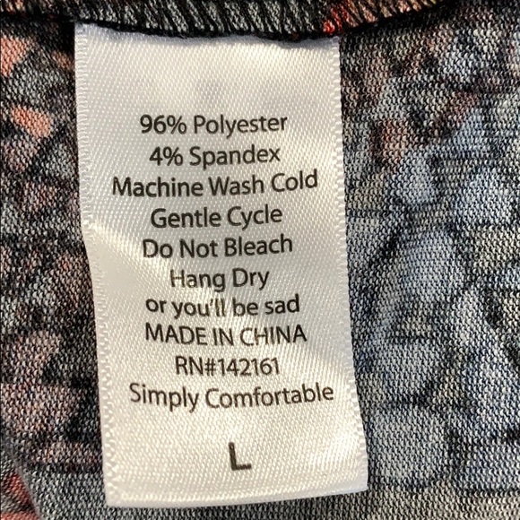 LuLaRoe Simply Comfortable Shirt Size Large NWOT - Picture 5 of 5